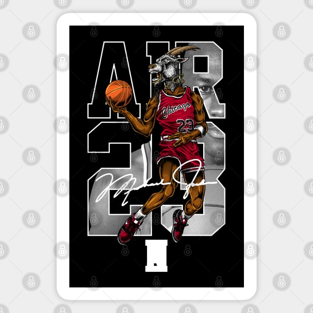 Michael Jordan 23 Magnet by Olievera